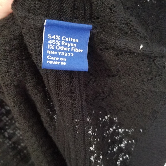 Short Sleeve Crochet Cardigan - Picture 4 of 6